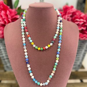 Collar abalorios colores