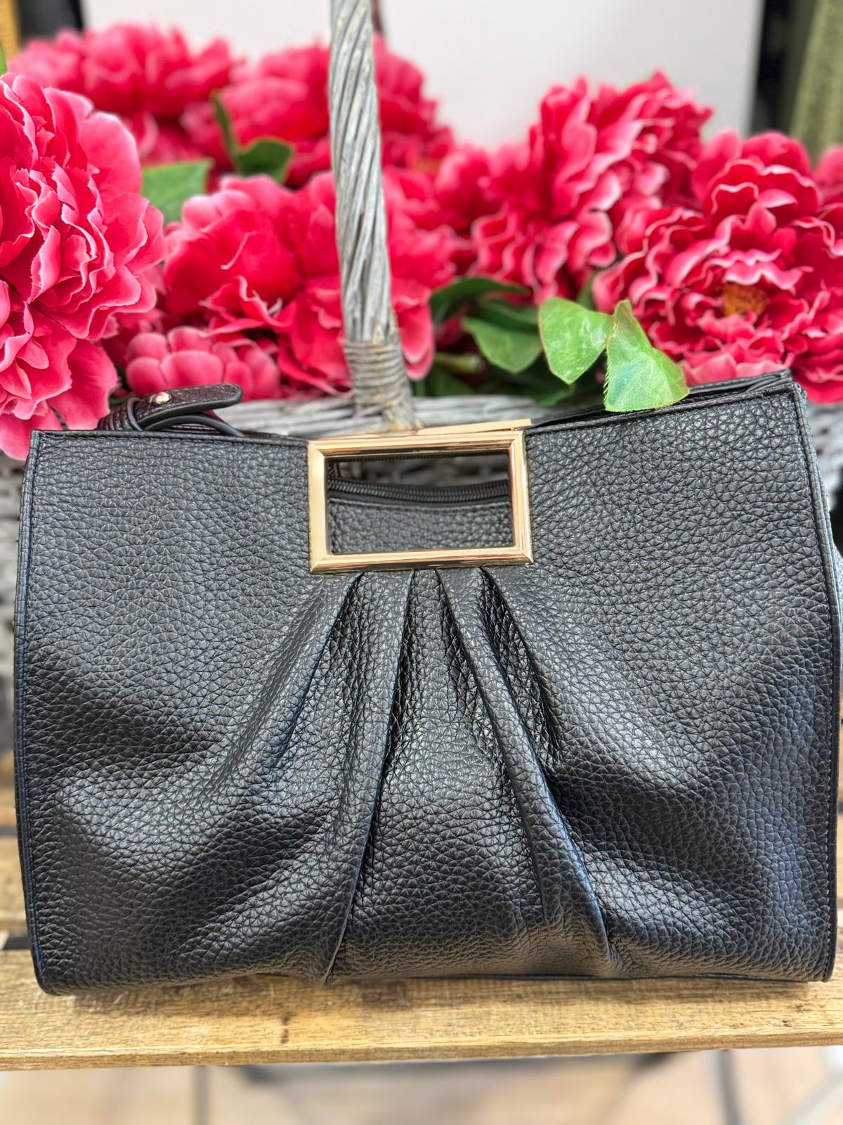 Bolsos asa dorada rectangular - Imagen 2