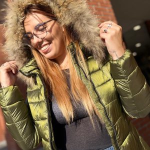 Abrigo metalizado colores