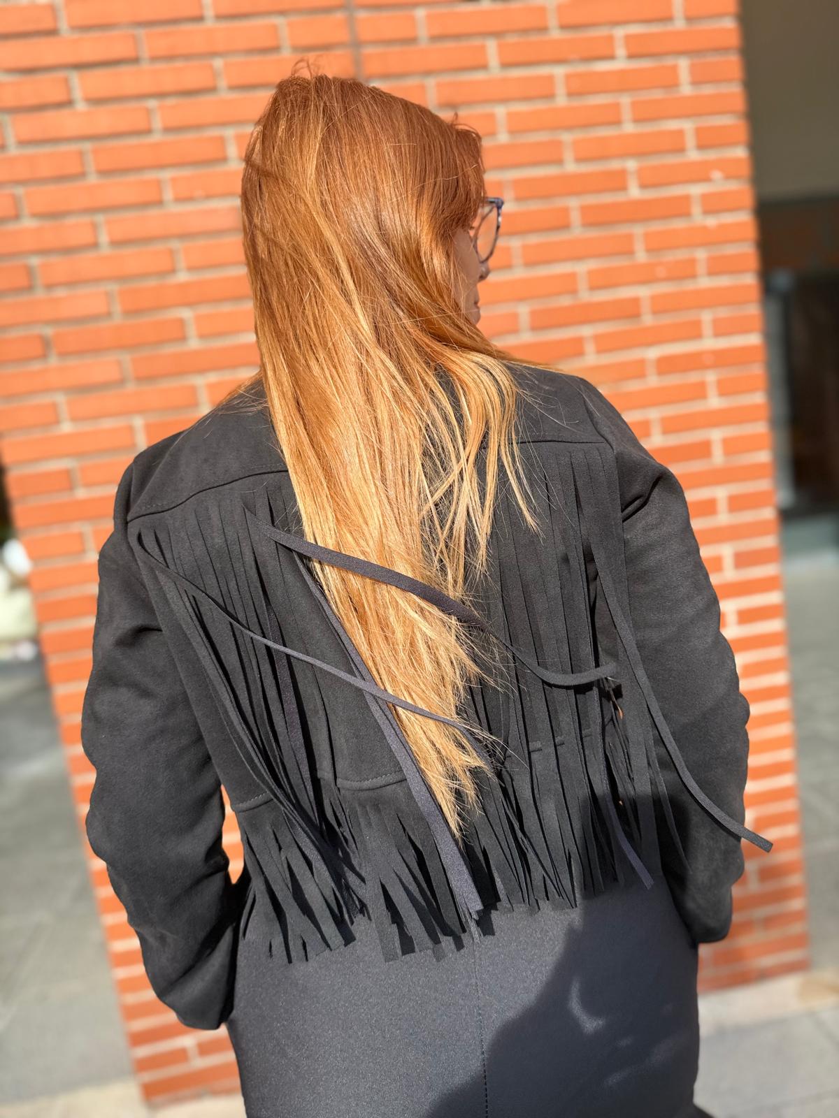 Cahqueta torera con flecos y tachuelas - Imagen 5