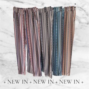 Pantalón étnico de punto frío